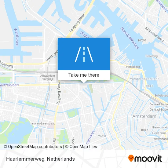 Haarlemmerweg map