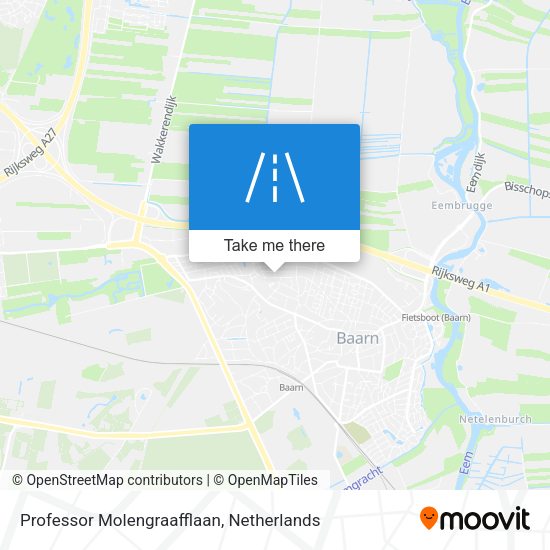 Professor Molengraafflaan map