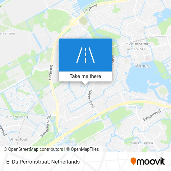 E. Du Perronstraat map