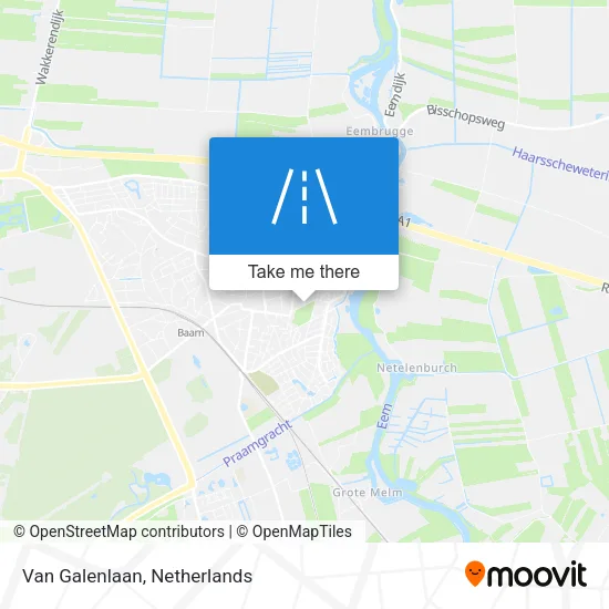 Van Galenlaan map
