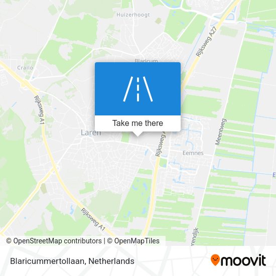 Blaricummertollaan map