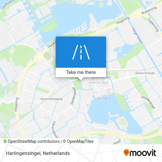 Harlingensingel map