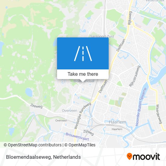 Bloemendaalseweg map