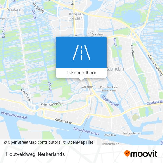 Houtveldweg map