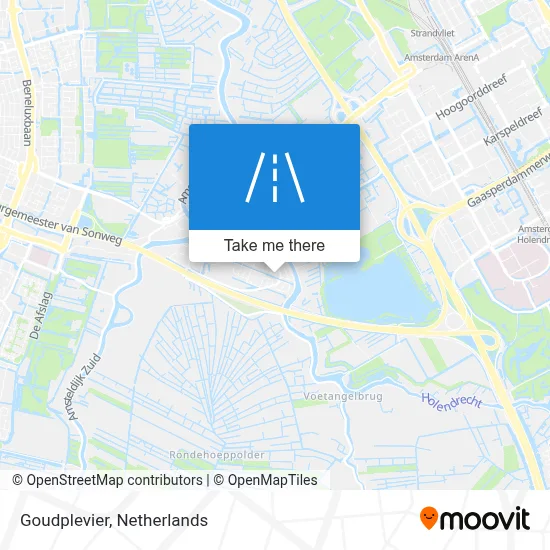 Goudplevier map