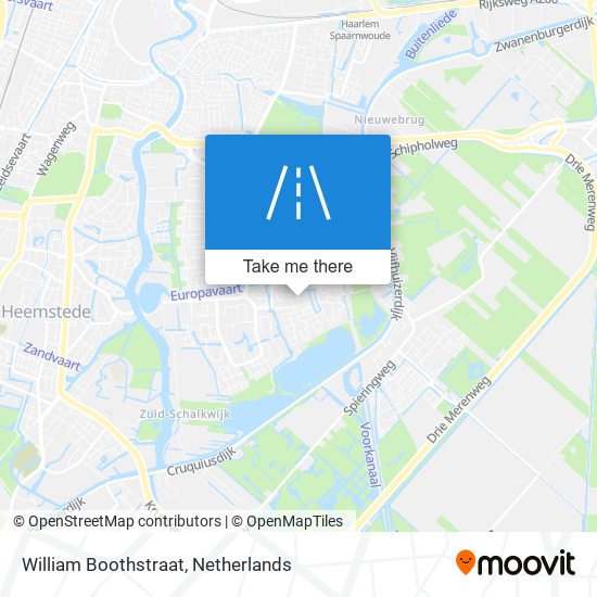 William Boothstraat map