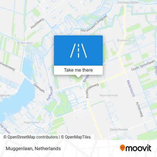 Muggenlaan map
