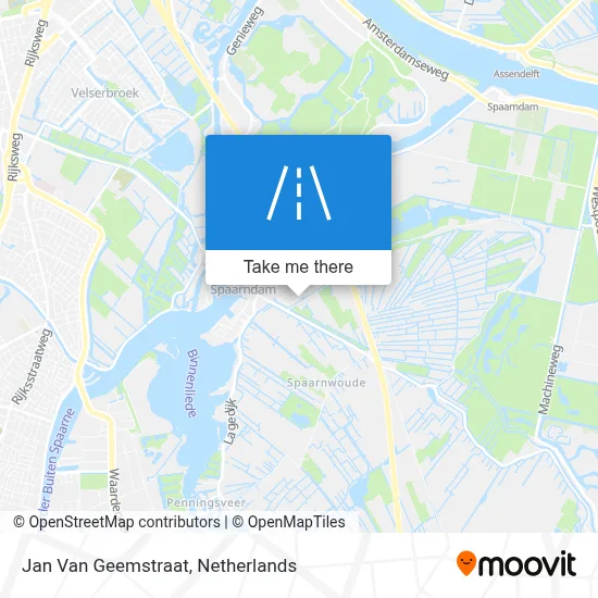 Jan Van Geemstraat map