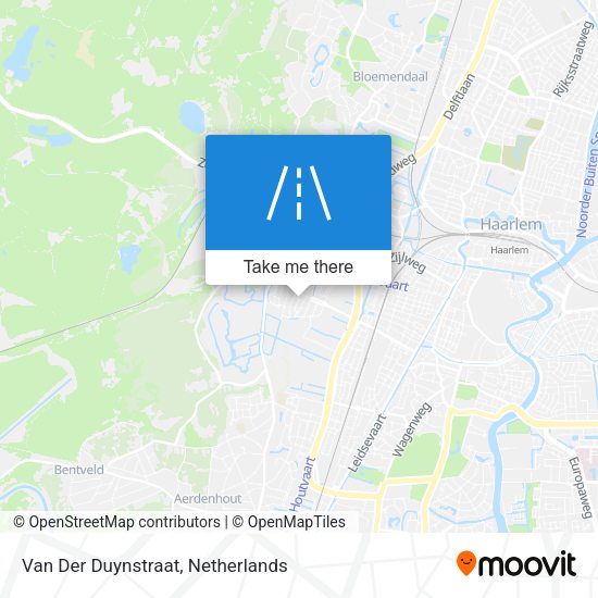Van Der Duynstraat map