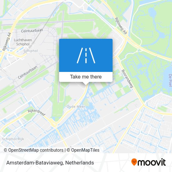Amsterdam-Bataviaweg map