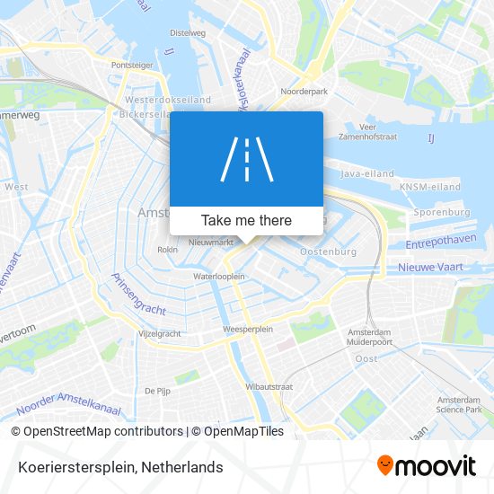 Koerierstersplein map