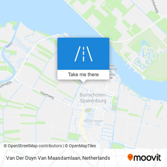 Van Der Duyn Van Maasdamlaan map