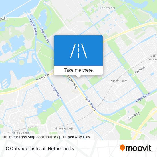 C Outshoornstraat map