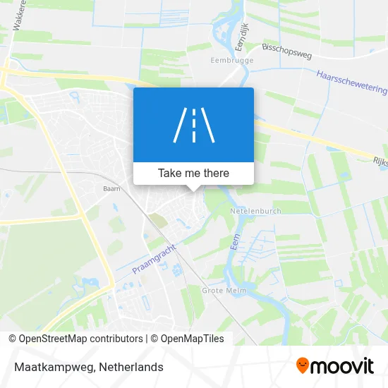 Maatkampweg map