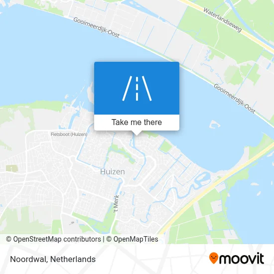 Noordwal map