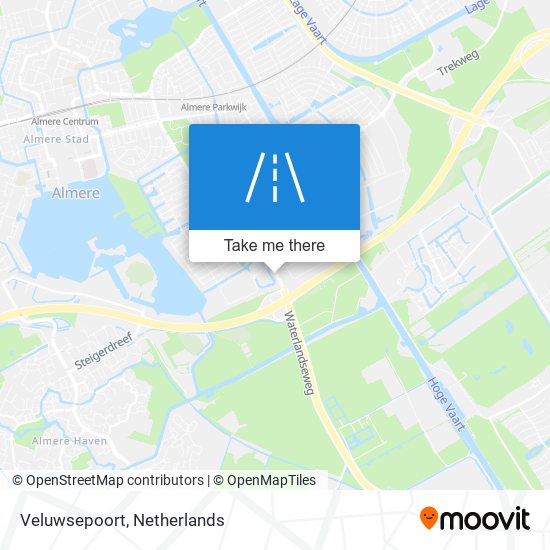 Veluwsepoort map