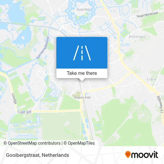 Gooibergstraat map