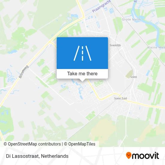 Di Lassostraat map