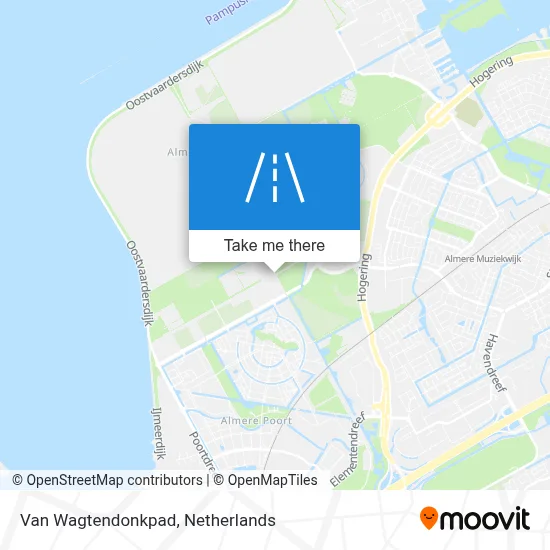 Van Wagtendonkpad map