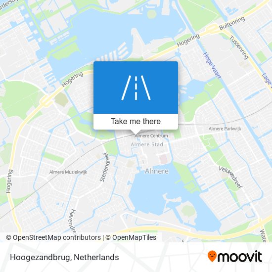 Hoogezandbrug map