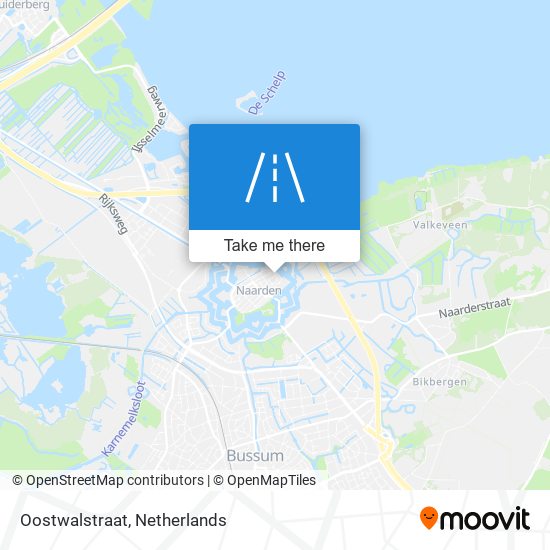 Oostwalstraat Karte