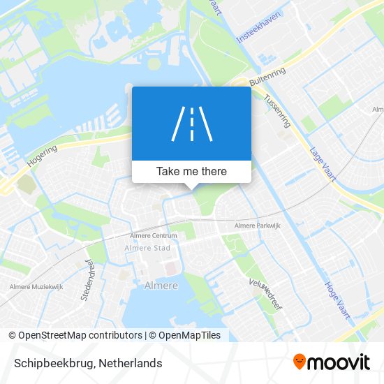 Schipbeekbrug map