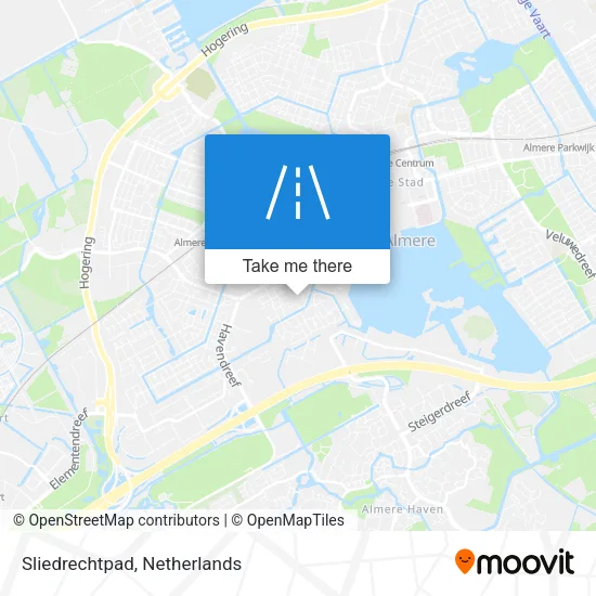 Sliedrechtpad map