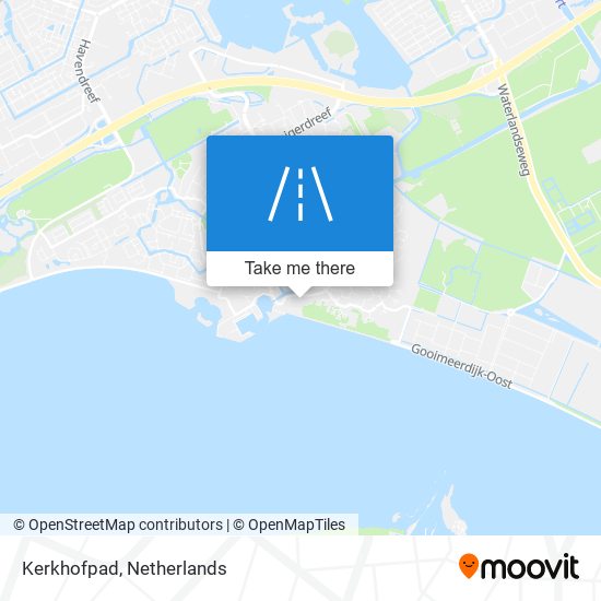 Kerkhofpad map