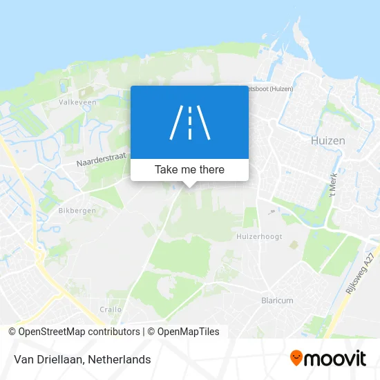 Van Driellaan map