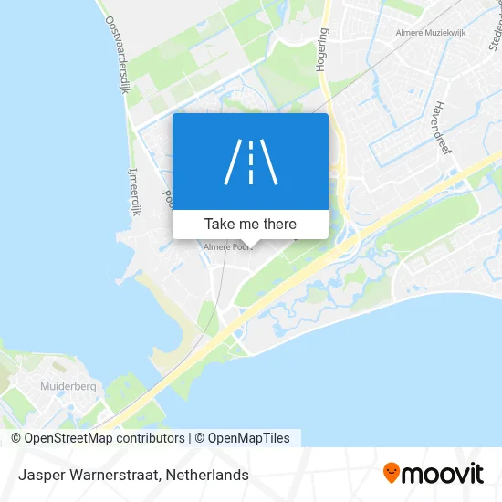 Jasper Warnerstraat map