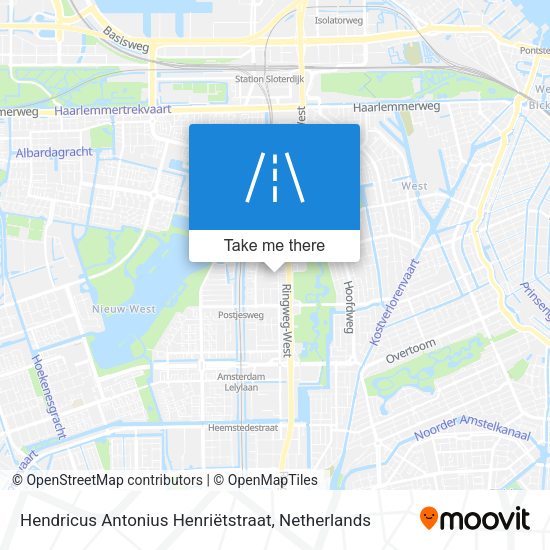 Hendricus Antonius Henriëtstraat map
