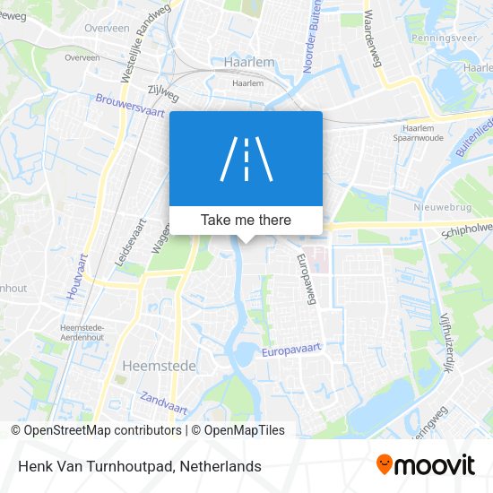 Henk Van Turnhoutpad map
