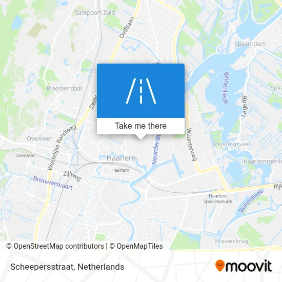 Scheepersstraat map