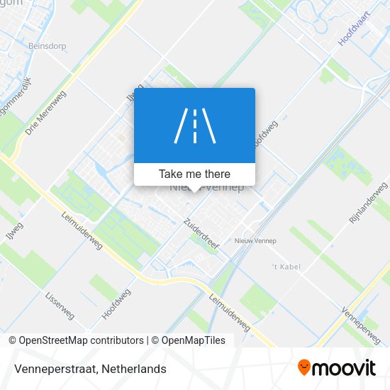 Venneperstraat map