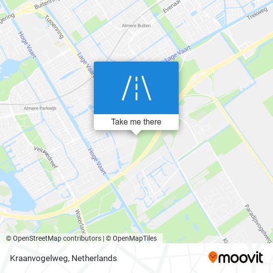 Kraanvogelweg Karte