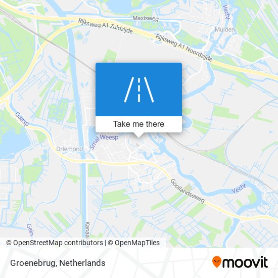 Groenebrug map