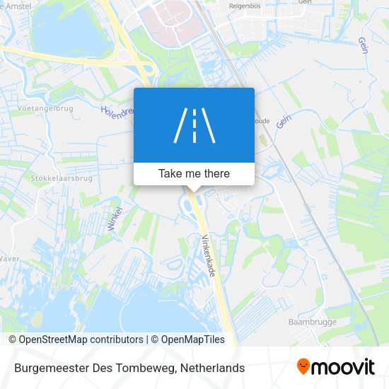 Burgemeester Des Tombeweg map