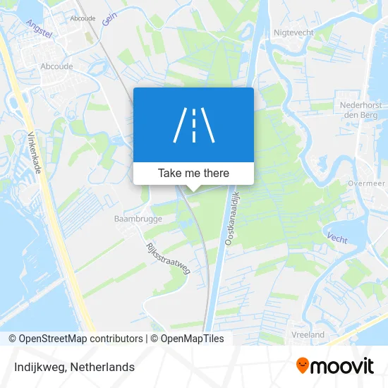 Indijkweg map