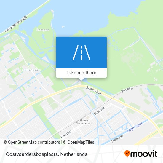 Oostvaardersbosplaats map