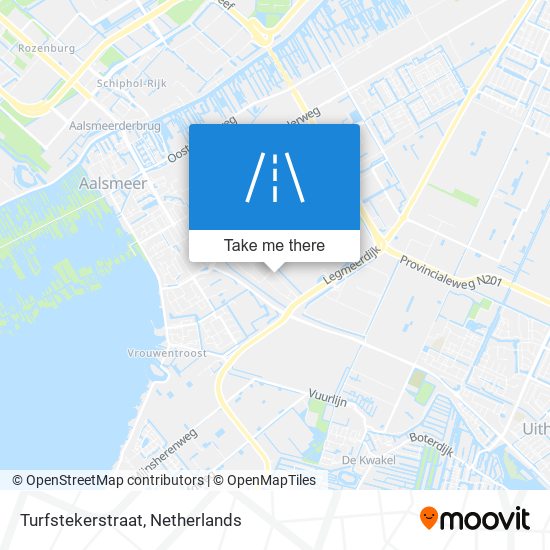 Turfstekerstraat map