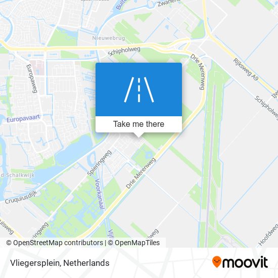 Vliegersplein Karte