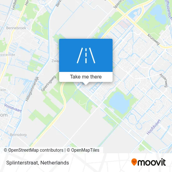 Splinterstraat map