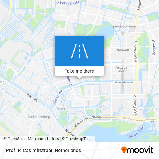 Prof. R. Casimirstraat map