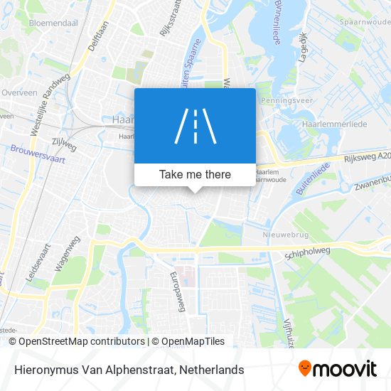 Hieronymus Van Alphenstraat map