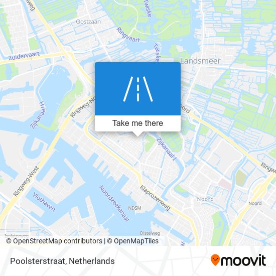 Poolsterstraat map
