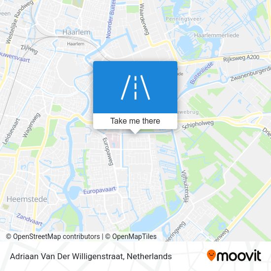 Adriaan Van Der Willigenstraat map
