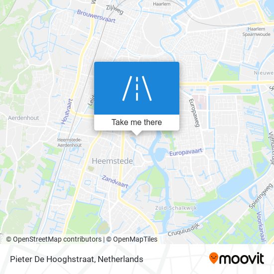 Pieter De Hooghstraat Karte