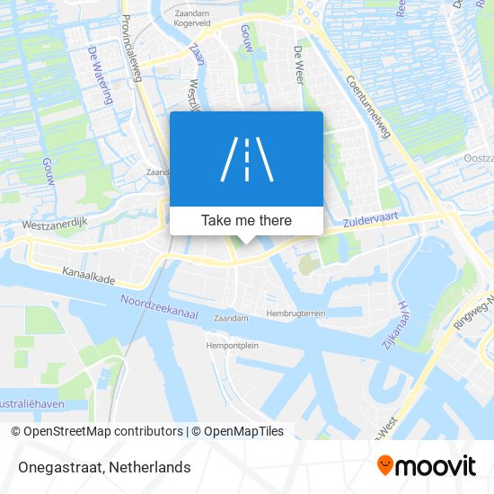 Onegastraat map