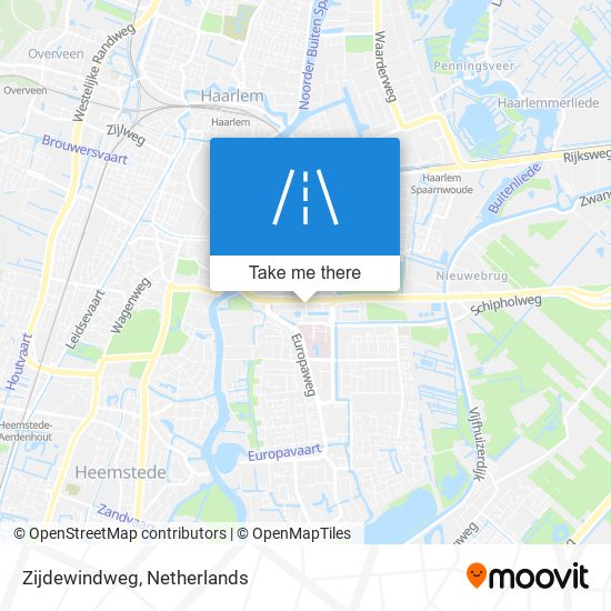 Zijdewindweg map