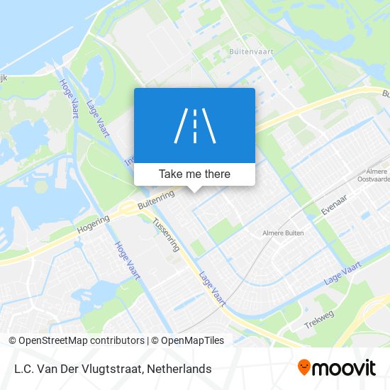 L.C. Van Der Vlugtstraat map